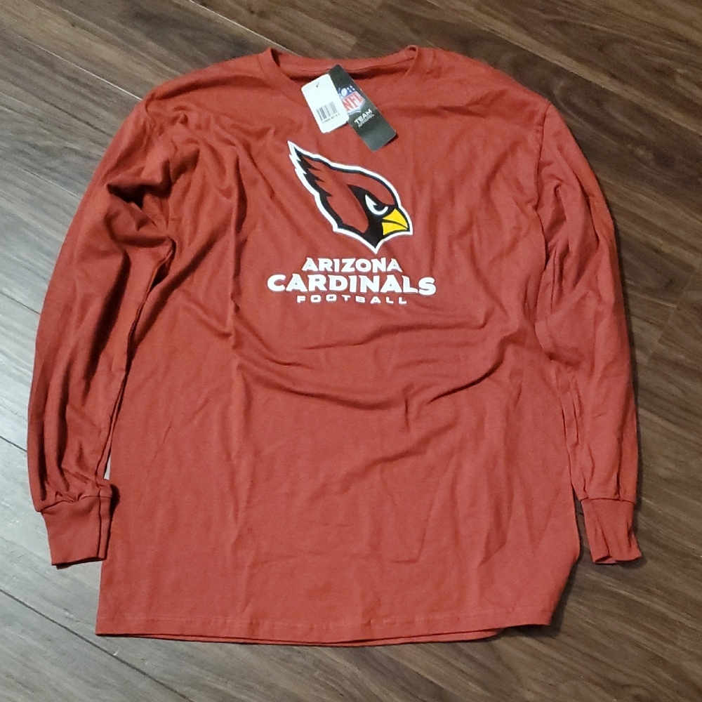 Majestic Red Arizona Cardinals Long Sleeve Tee